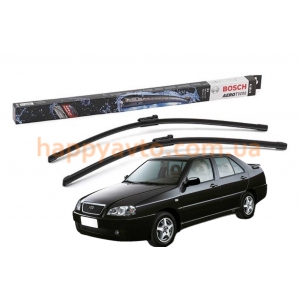 Комплект дворников на Chery Amulet 1 (A15) 2005-2011 — Bosch AeroTwin